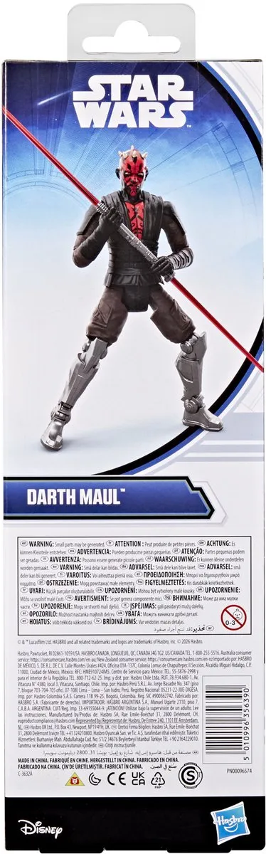 Star Wars Titan Series Darth Maul F2721 Actiefiguur 30cm - Rood
