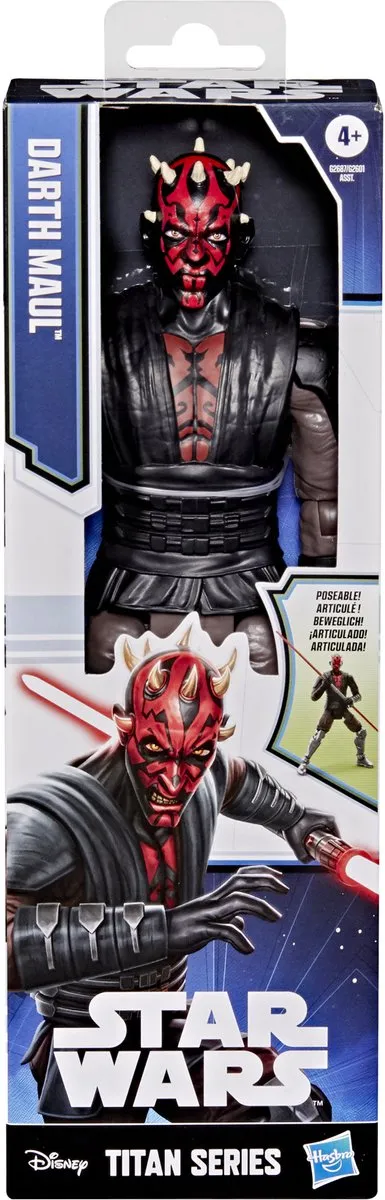 Star Wars Titan Series Darth Maul F2721 Actiefiguur 30cm - Rood