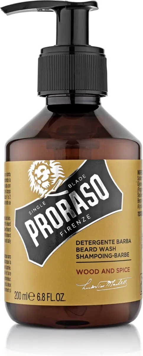 Proraso Wood and Spice Beard Shampoo 200ml