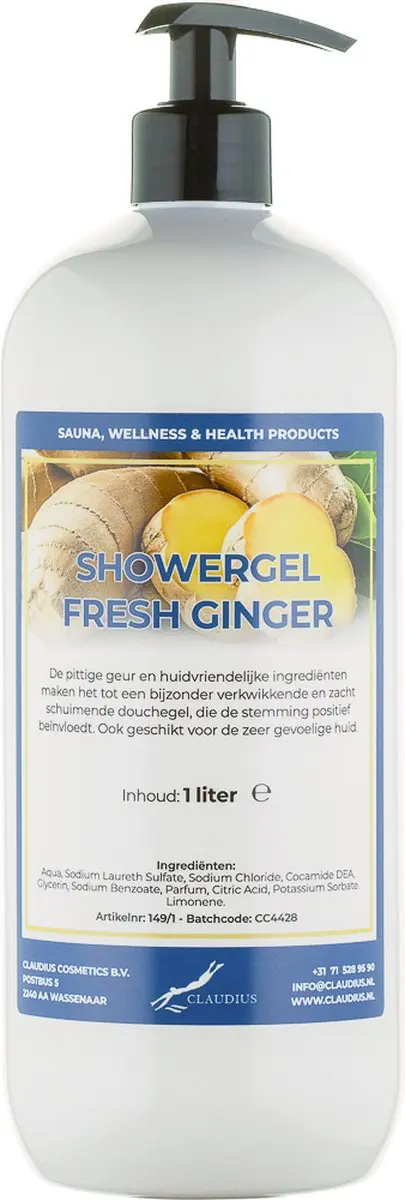 Splashbox Cosmetics Douchegel Fresh Ginger 1L