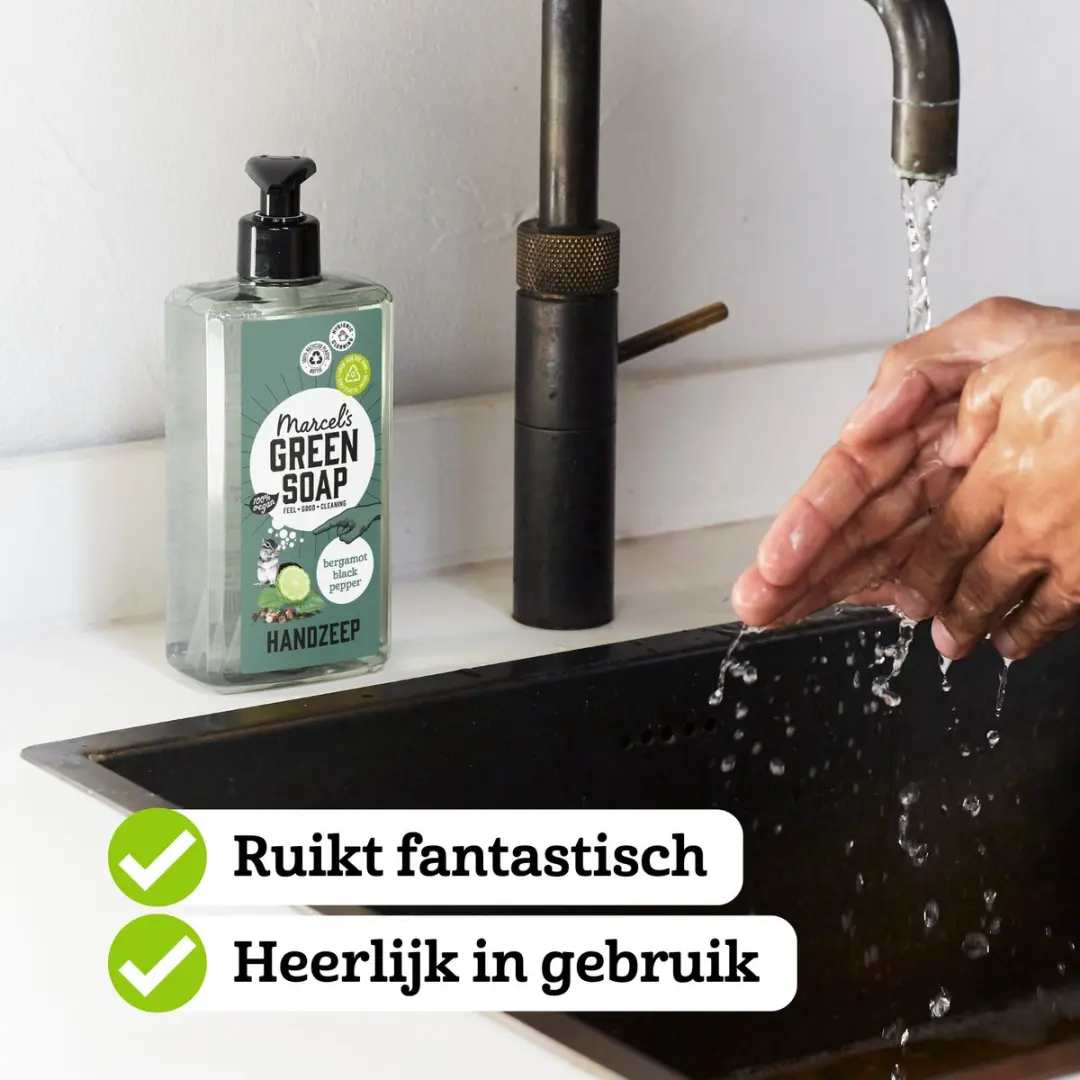 Marcel's Green Soap Handzeep Black Pepper & Bergamot 6x500ml