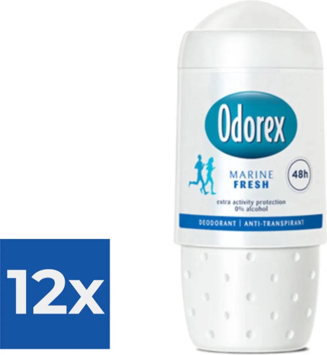 Odorex Deodorant Roller Marine Fresh 50ml - 12 Stuks