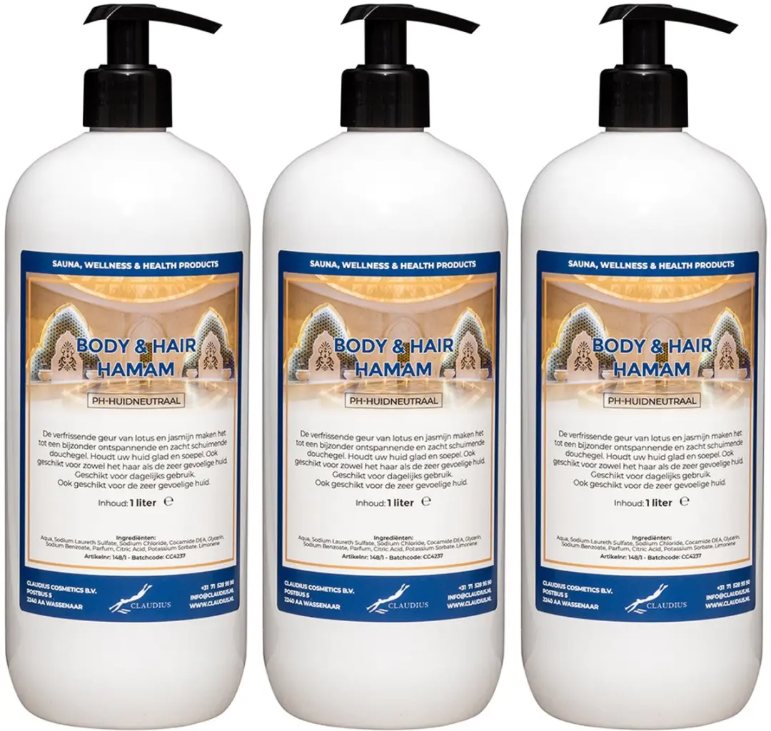 Splashbox Cosmetics Body & Hair Hamam 1L