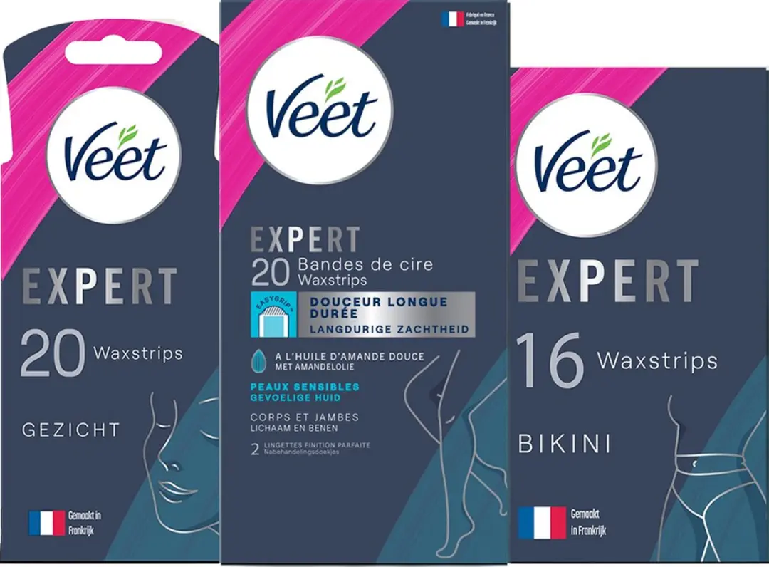 Veet Expert Ontharingsstrips Gevoelige Huid