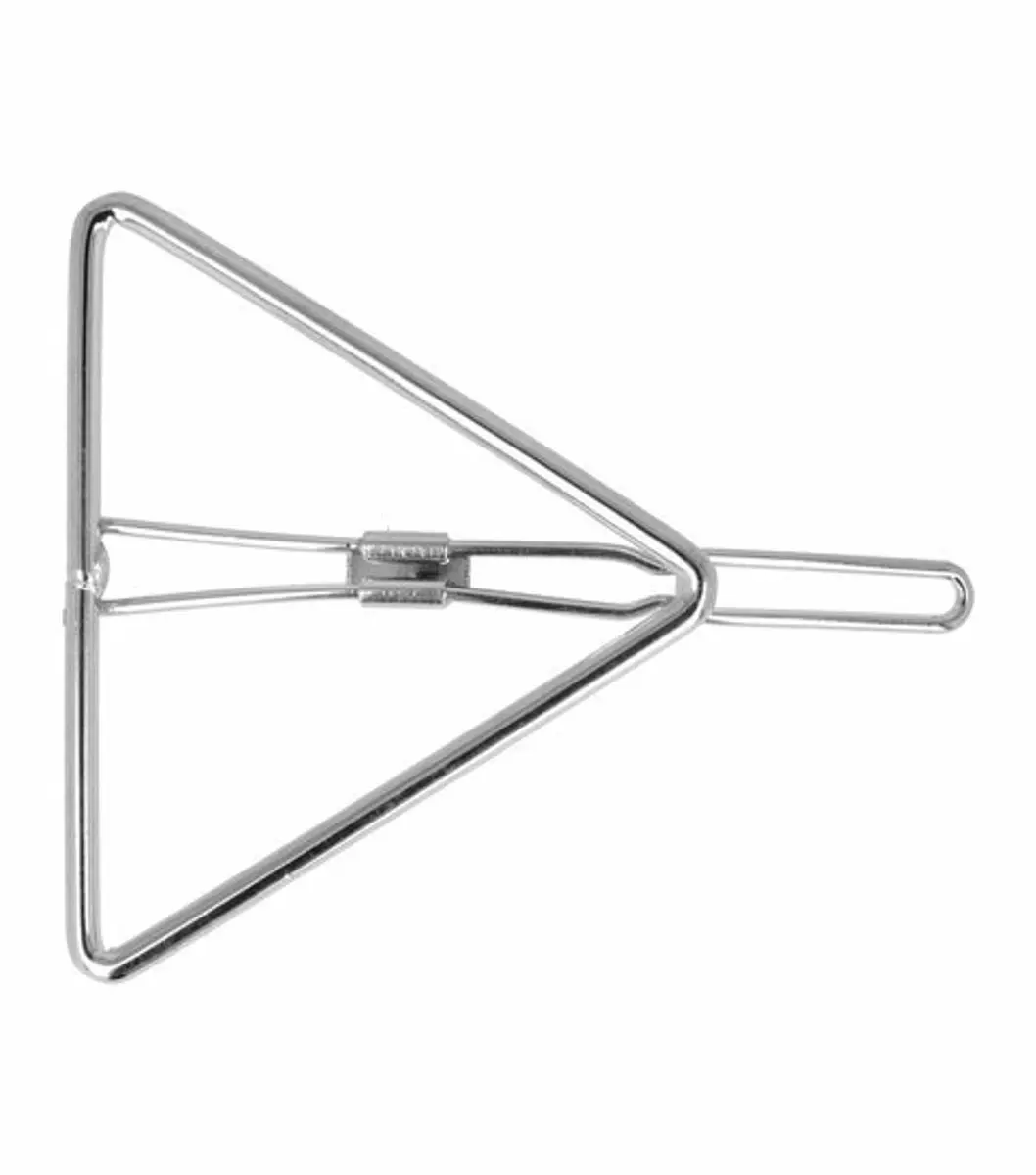 Haarsoires Haarspeld Driehoek 5cm - Zilver