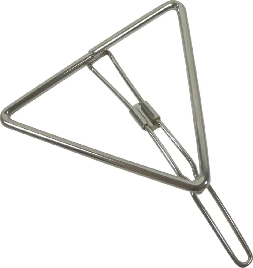 Haarsoires Haarspeld Driehoek 5cm - Zilver