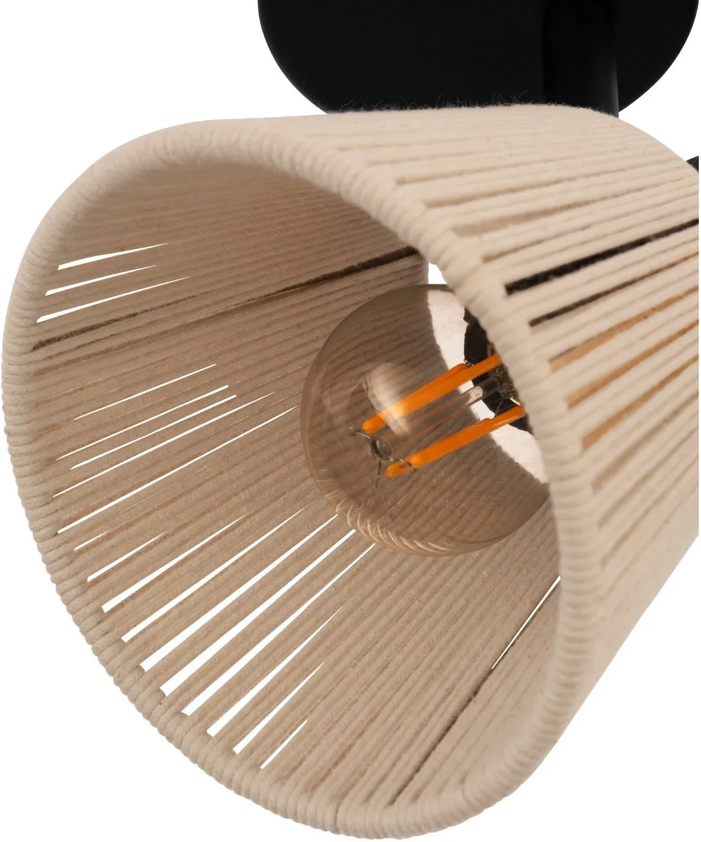 Eglo Seagard Spot E14 - 11.5 cm - Zwart/Crème