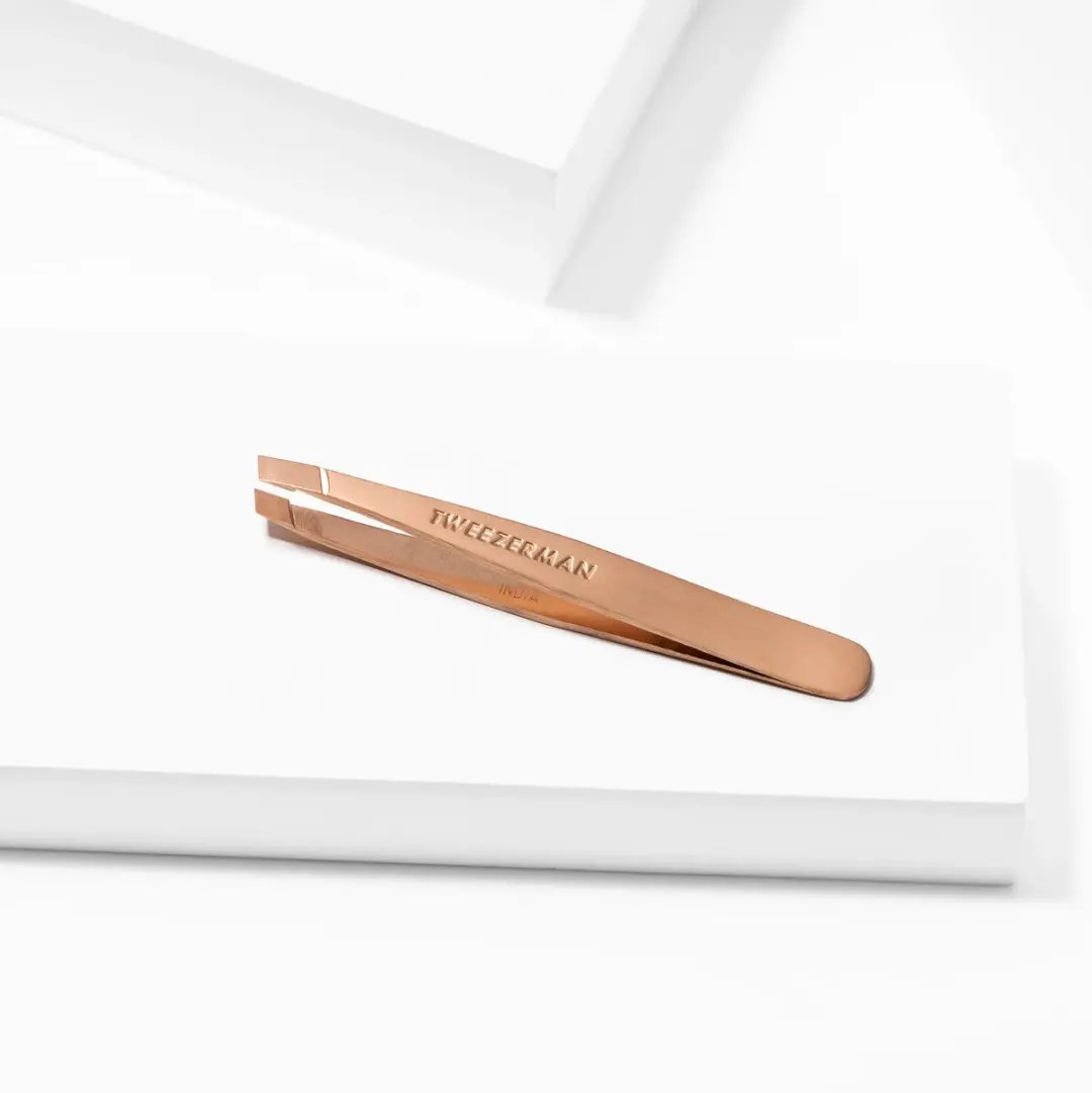 Tweezerman Mini Slant Pincet Rose Gold