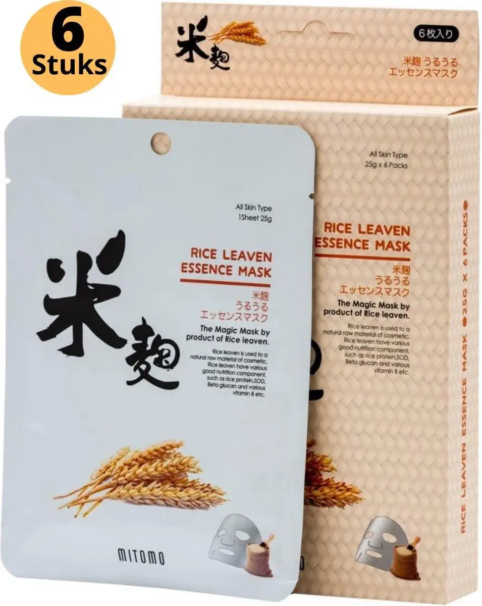 Mitomo Rice Leaven Gezichtsmasker