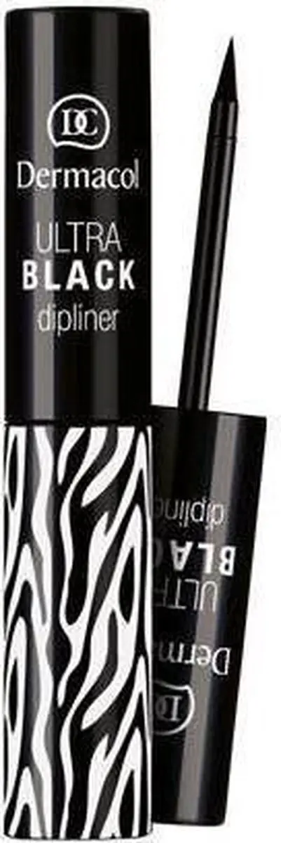Dermacol Ultra Black Dipliner Liquid Eyeliner 2.8ml - Zwart