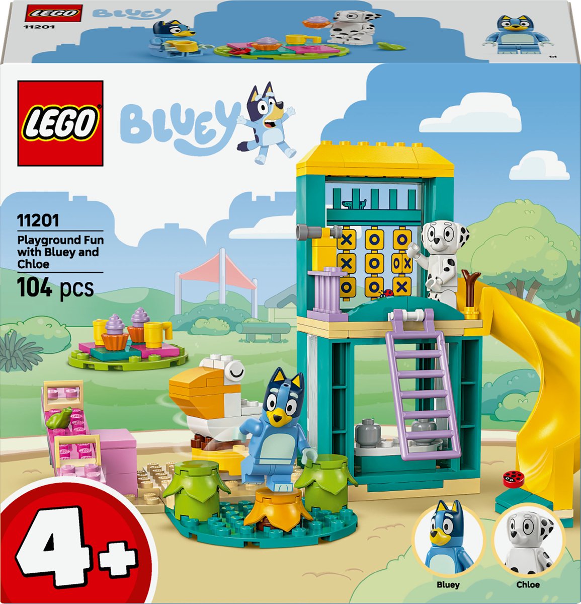 LEGO® Bluey: Bluey en Chloé in de Speeltuin Bouwset - 11201