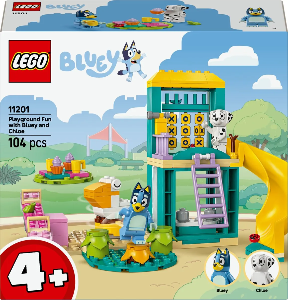 LEGO Bluey en Chloé Speeltuin Bouwset 11201 - 104 Stukken