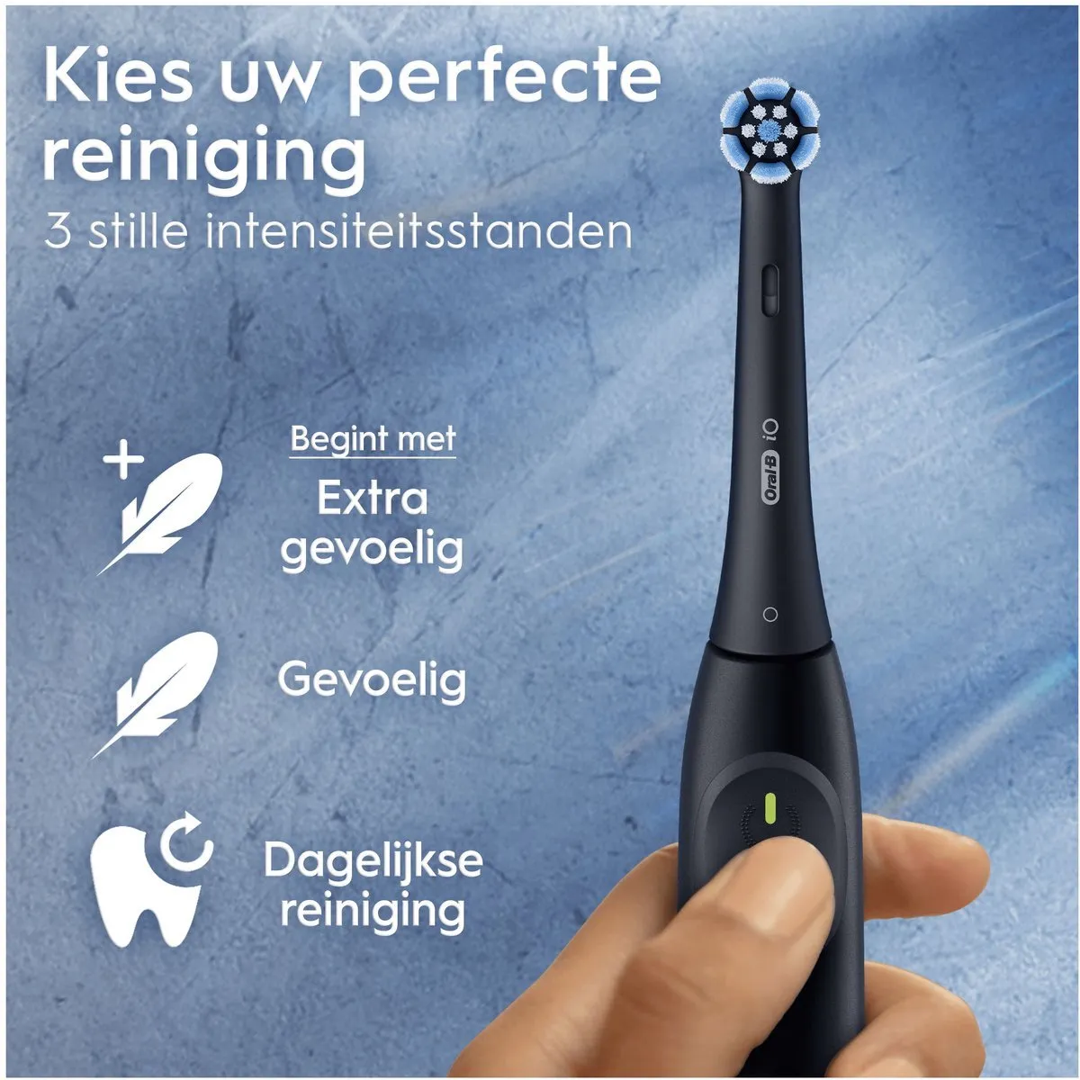 Oral-B iO2 Night Black Elektrische Tandenborstel - 1 Opzetborstel