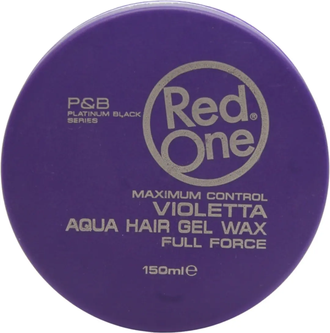 Red One Aqua Hair Gel Wax Quicksilver 150ml - 24 Stuks