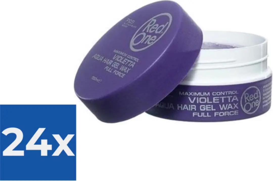 Red One Aqua Hair Gel Wax Quicksilver 150ml