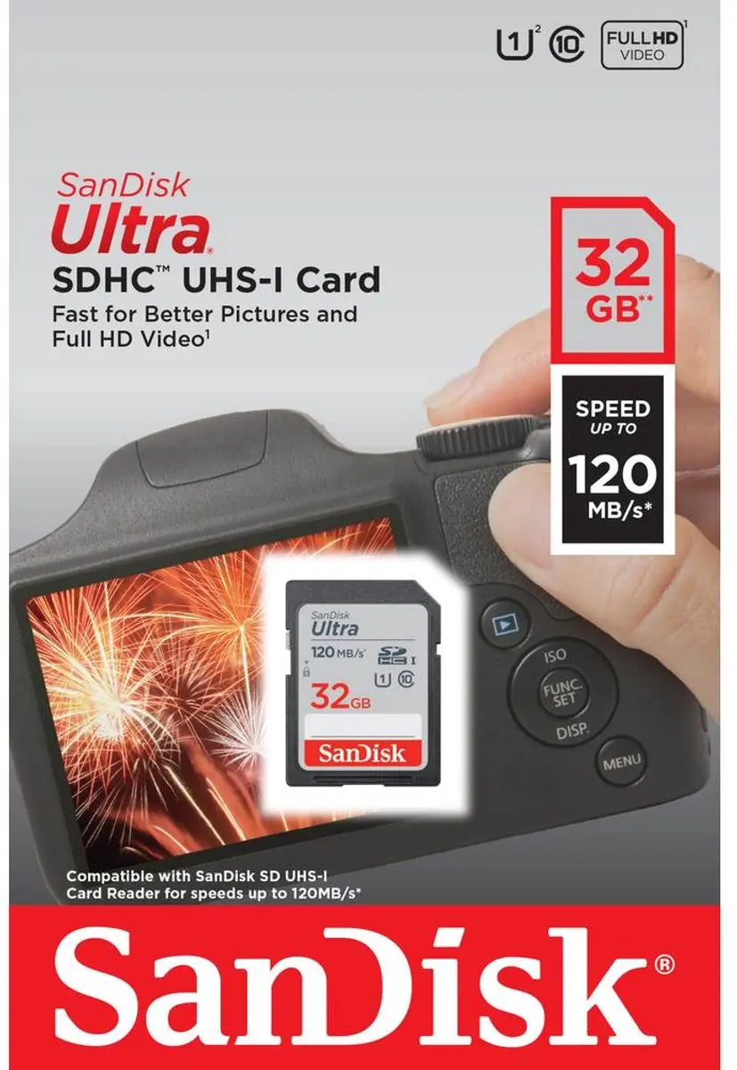 SanDisk Ultra 32GB SDHC-kaart Class 10 UHS-I - afbeelding 6 van 7