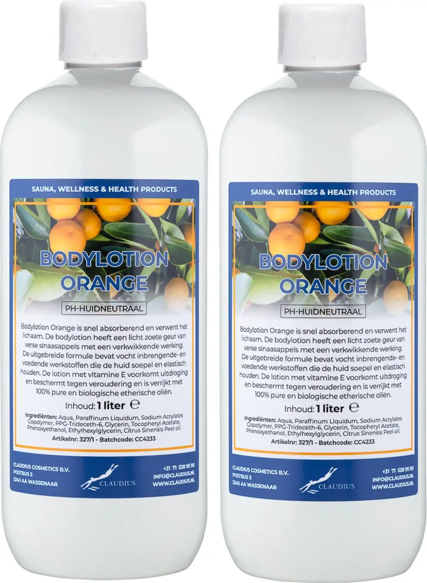 Splashbox Cosmetics Bodylotion Orange 1L