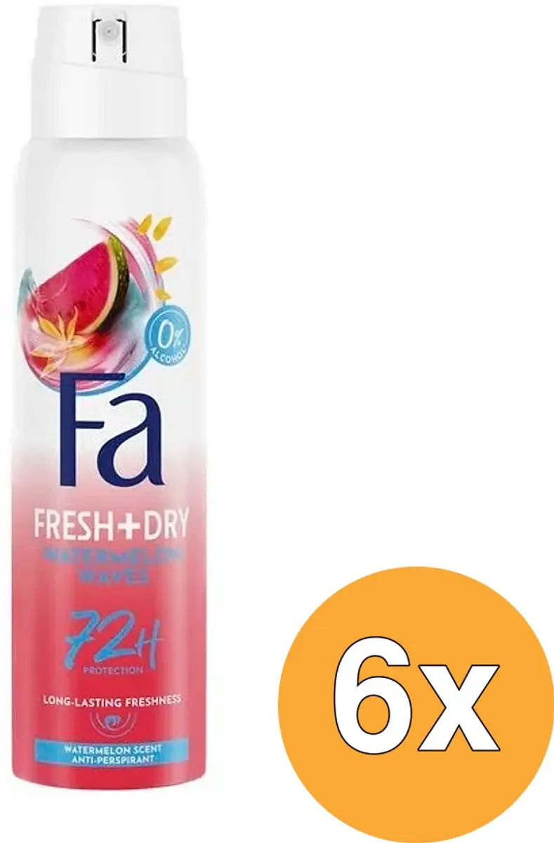Fa Fiji Dream Deodorant Spray 150ml - 6 Stuks