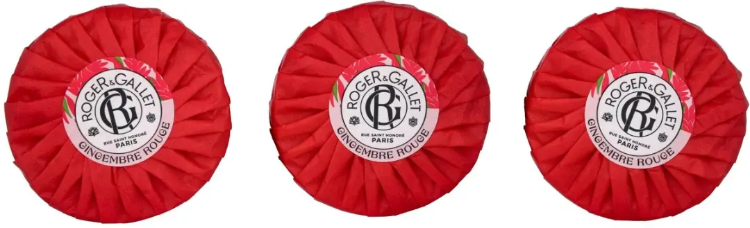 Roger & Gallet Rode Gember Zeep - 3x100g