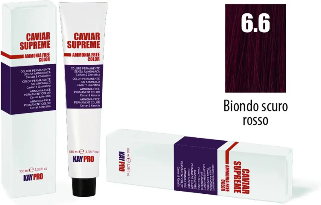 KayPro Caviar Supreme 6.6 Permanent Haarkleuring 100ml - Donker Blond