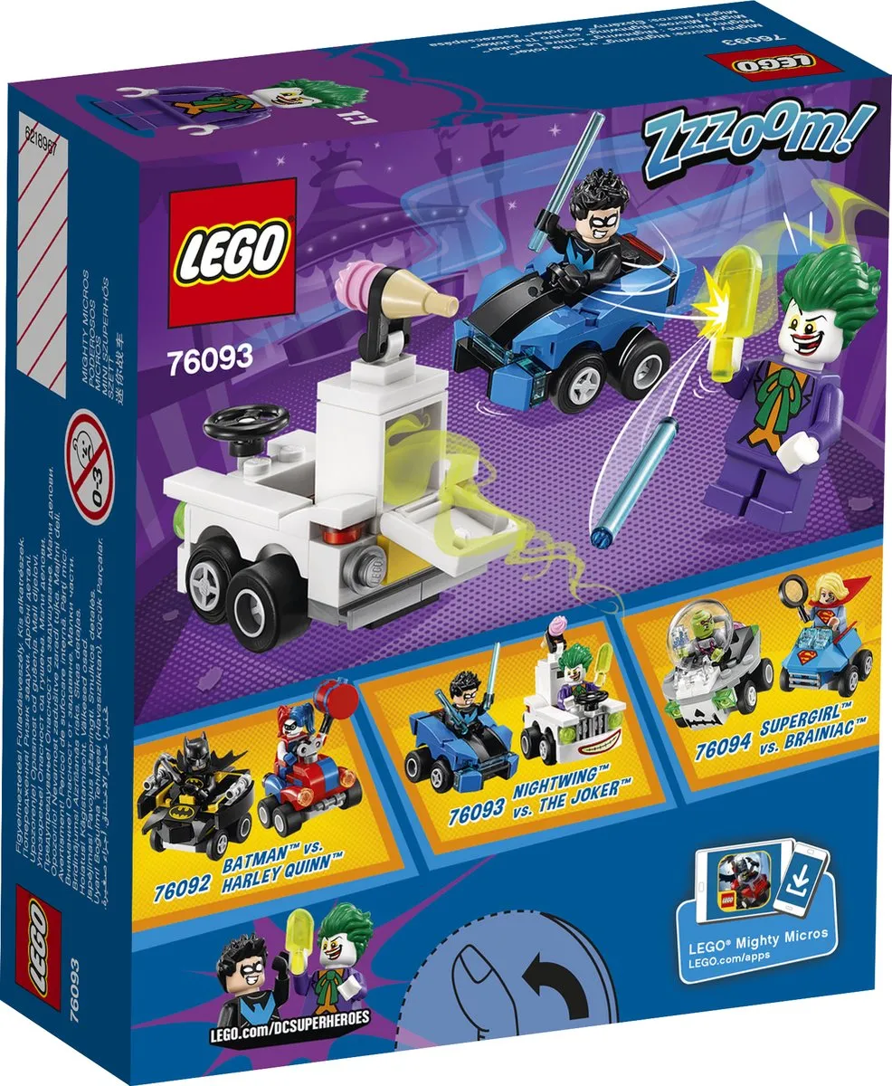LEGO Super Heroes Mighty Micros Nightwing vs. The Joker 76093 - 84 Stukken - afbeelding 6 van 6