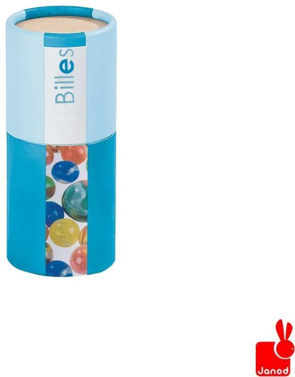Janod Knikkers in Koker - Blauw