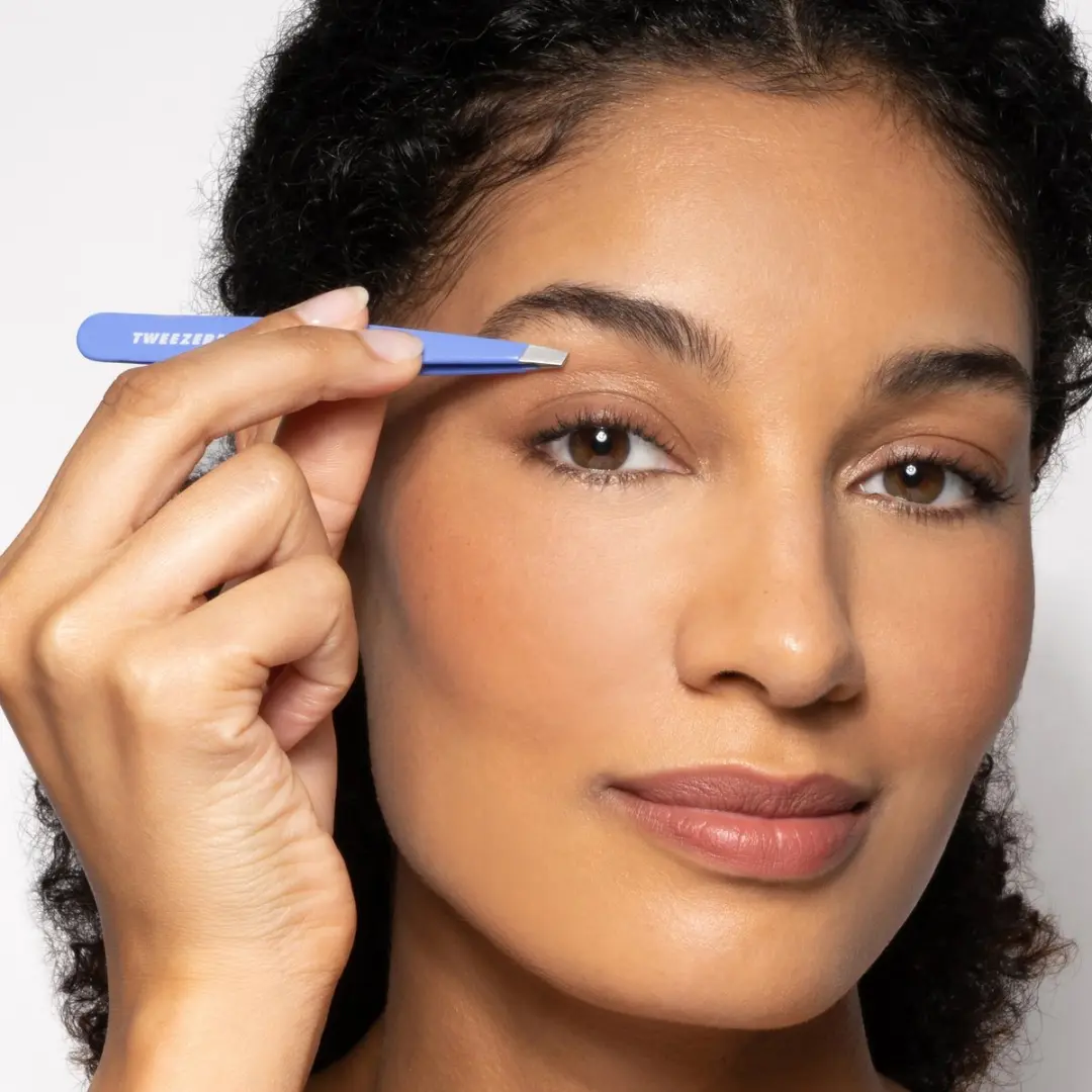 Tweezerman Slant Classic Lapis Blue Wenkbrauwpincet - Roestvrij staal