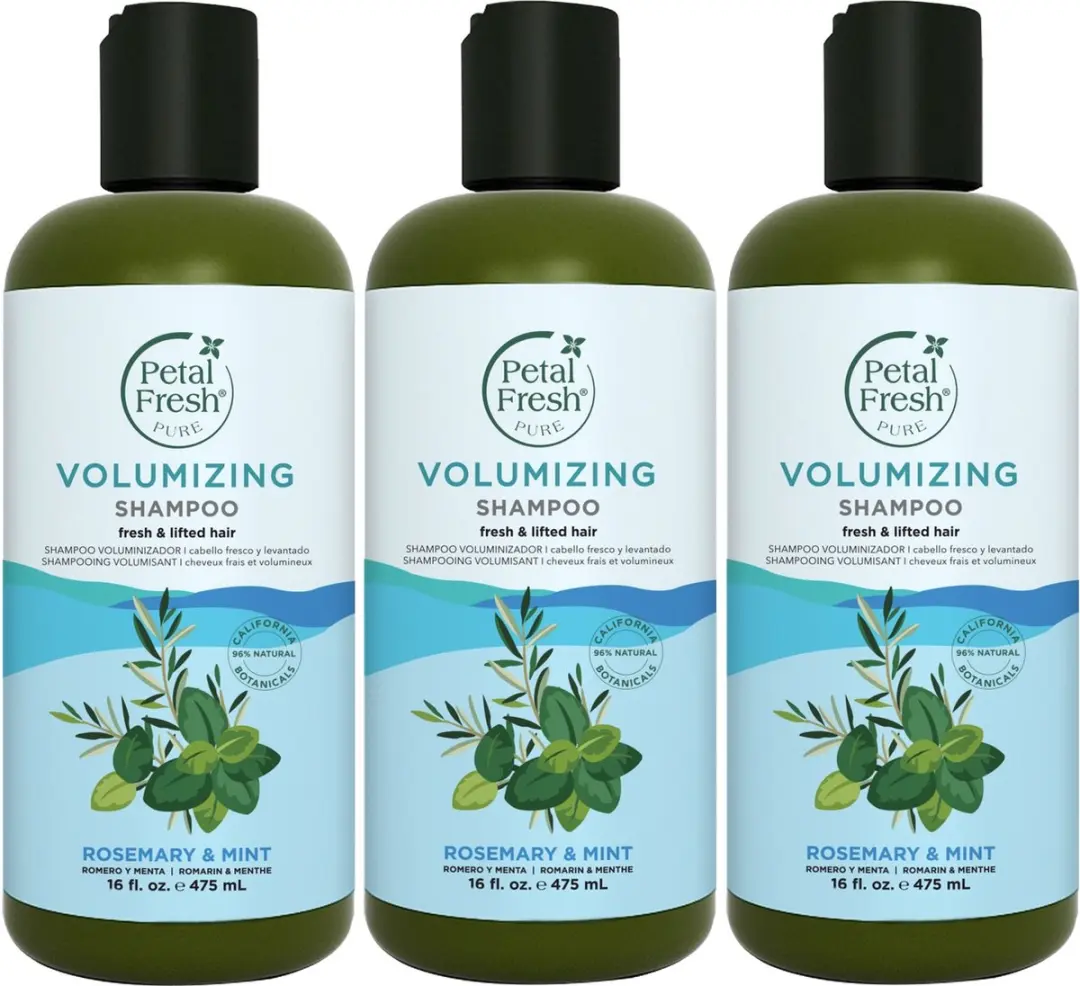 Petal Fresh Rosemary & Mint Shampoo 3x475ml
