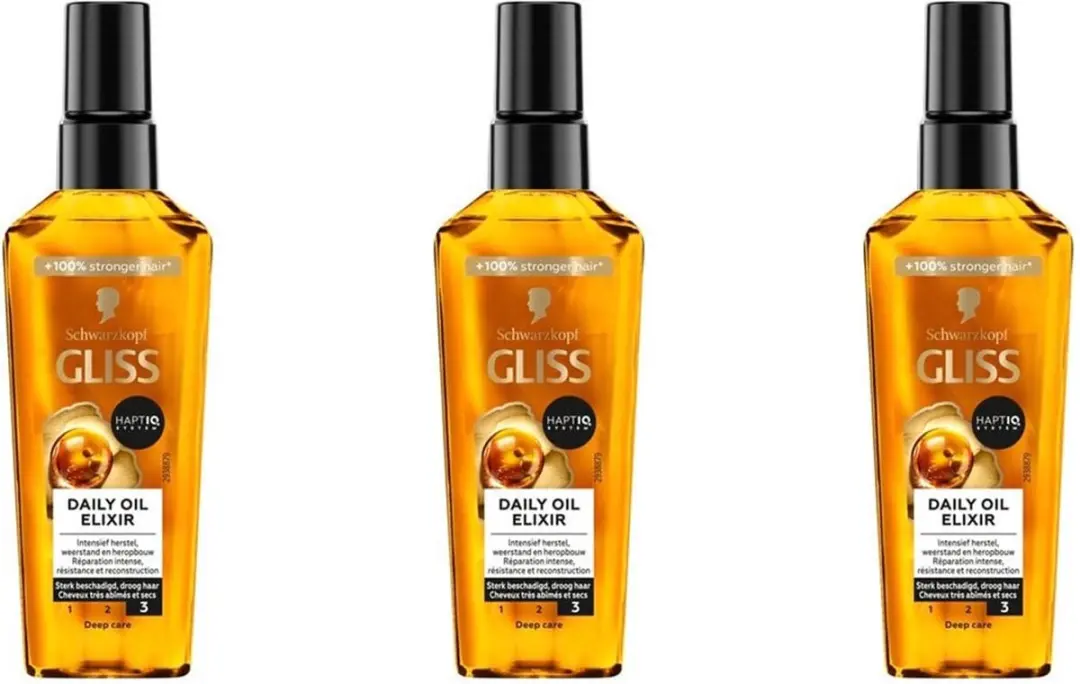 Gliss Kur Every Day Oil Elixir Ultimate Repair - 225ml (3x75ml)