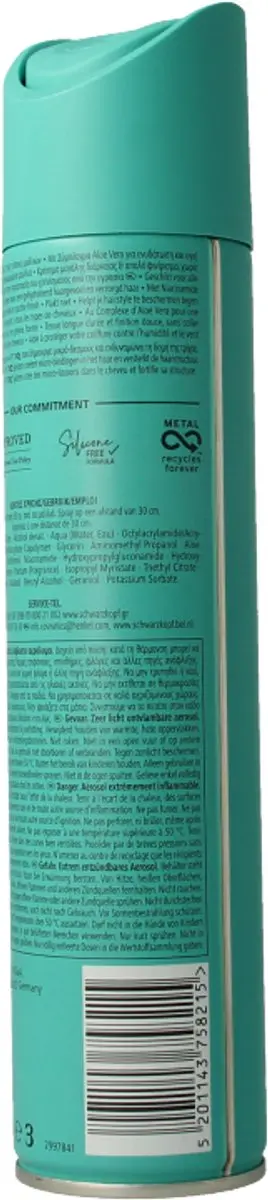 Taft Hairspray Aloe Boost 250ml