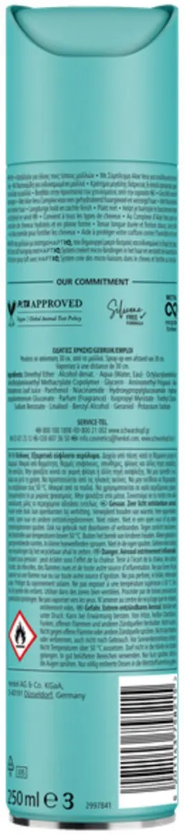 Taft Hairspray Aloe Boost 250ml