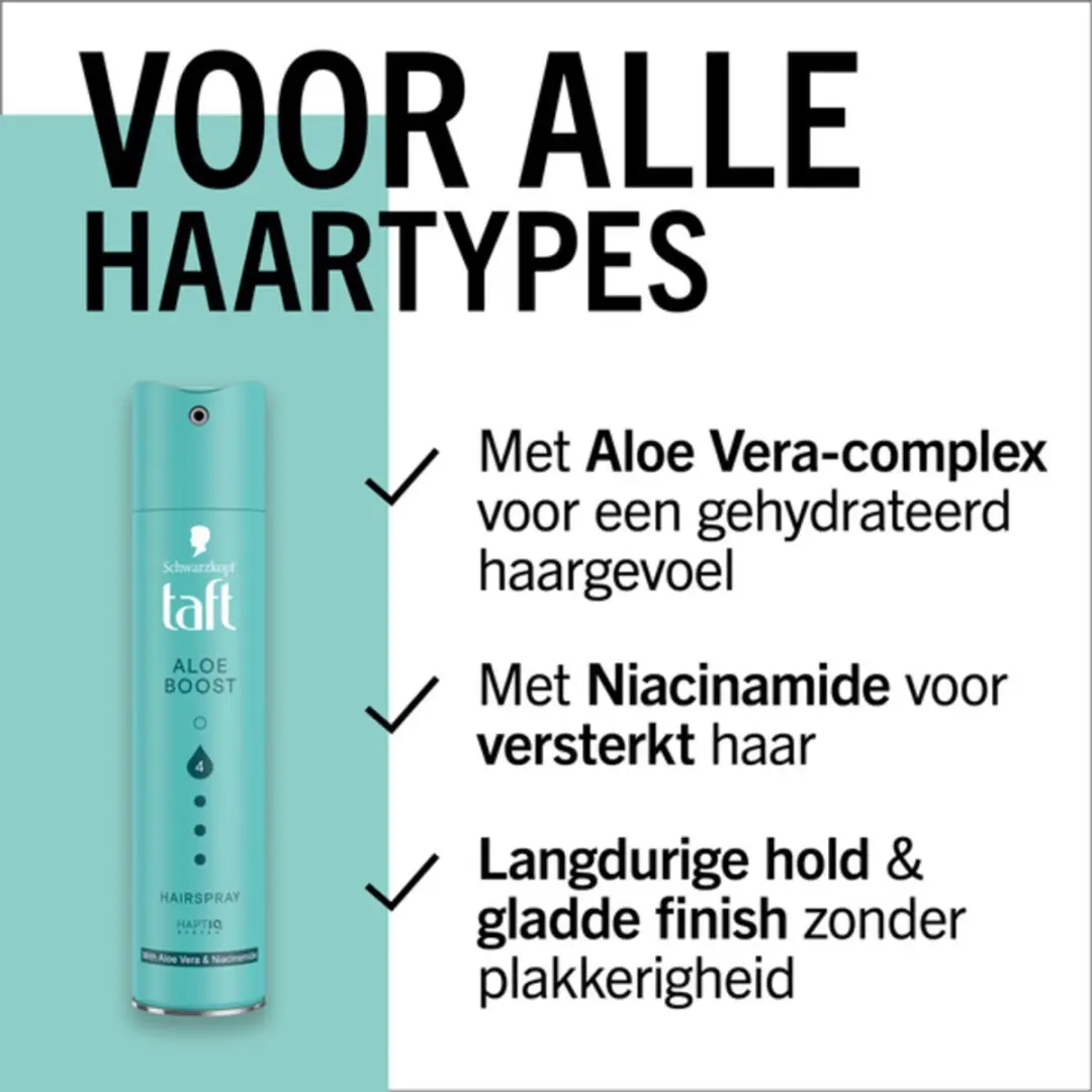 Taft Hairspray Aloe Boost 250ml