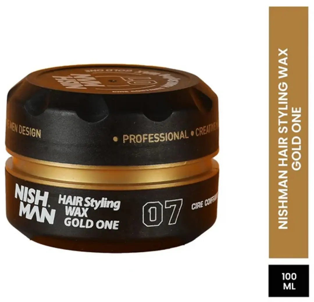Nishman Hair Styling Wax Gold One 07