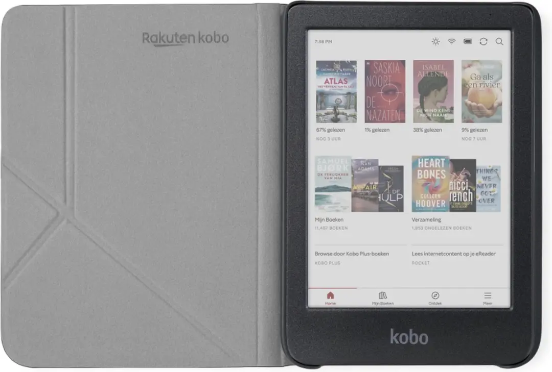 Kobo Clara Hoes - Groen - SleepCover