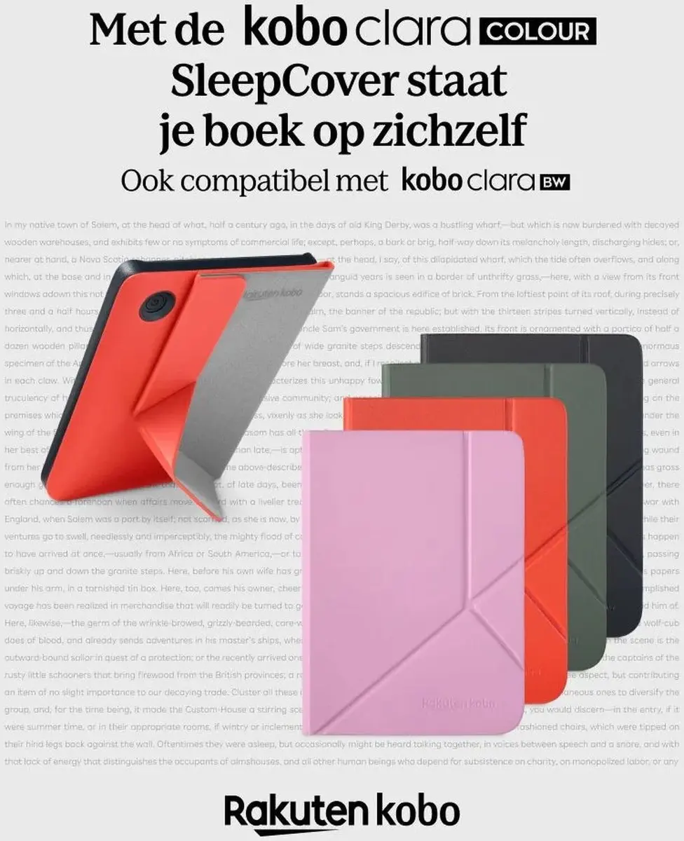 Kobo Clara Hoes - Groen - SleepCover