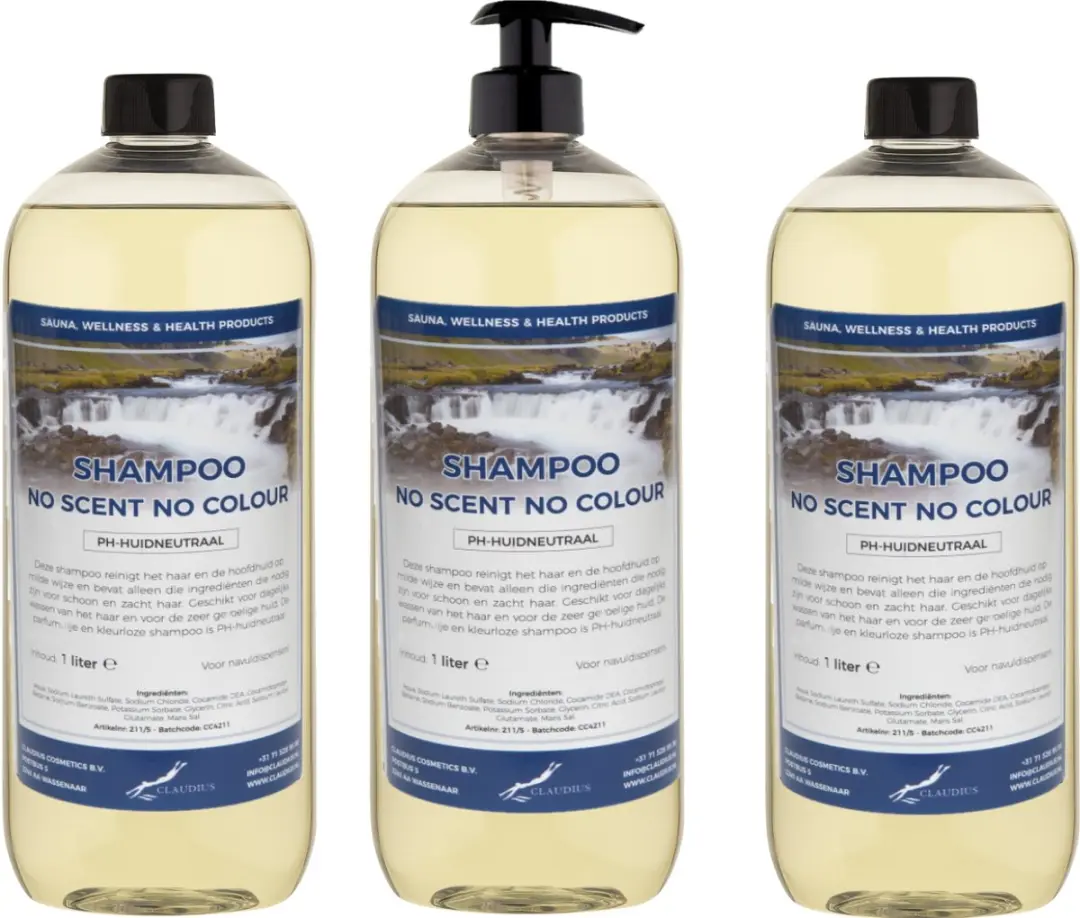 Splashbox Cosmetics Shampoo No Scent No Colour 1L
