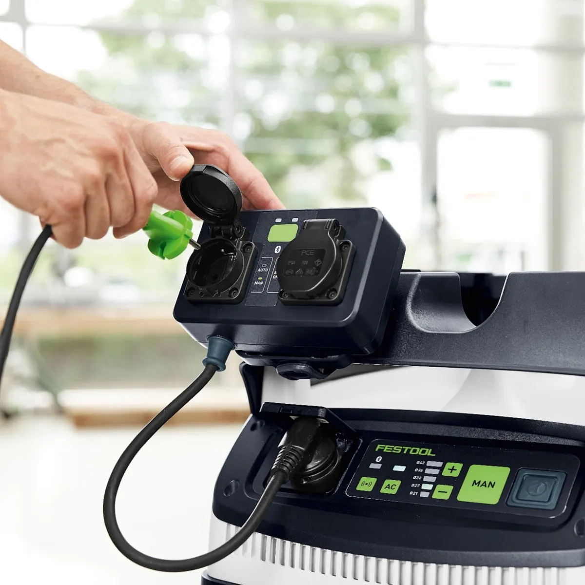 Festool SD I-CT26-48 Stopcontactmodule 578078 - Zwart