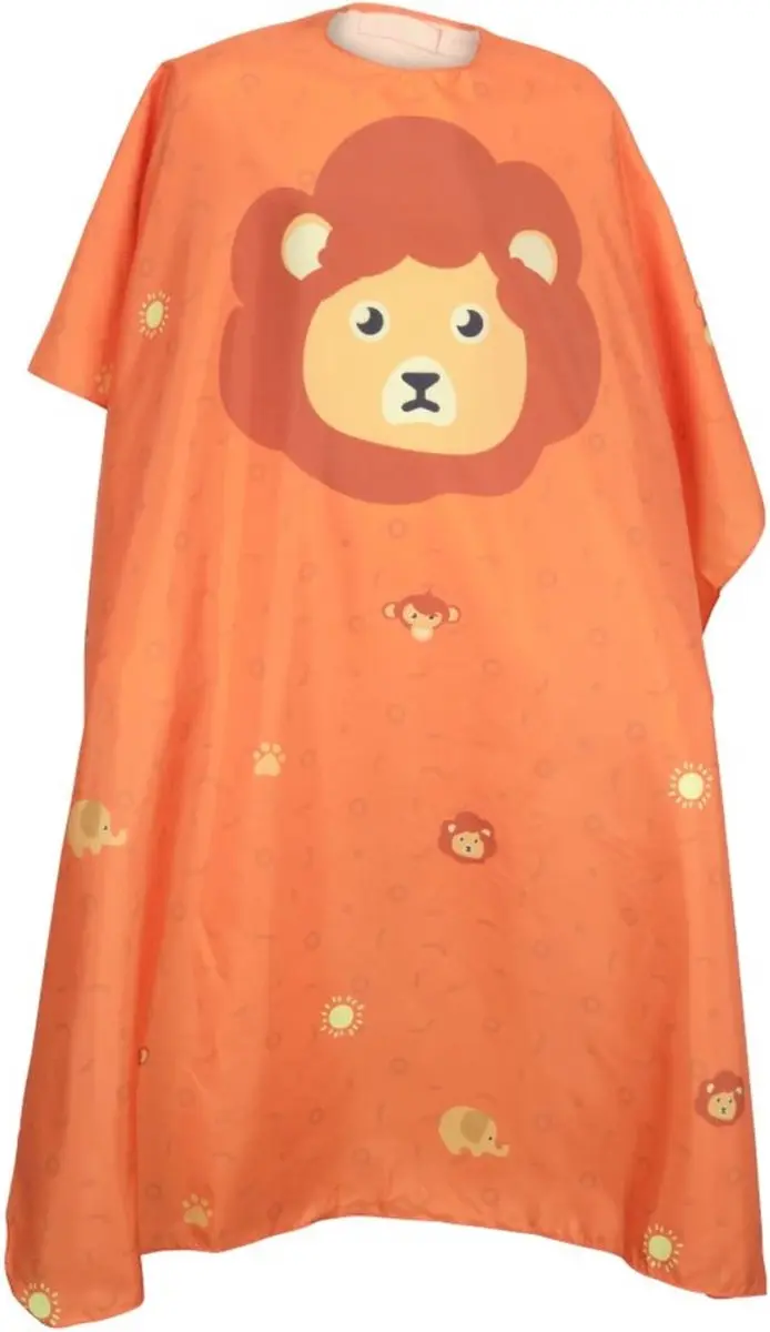 Olivia Garden Kids Cutting Cape Leo Orange