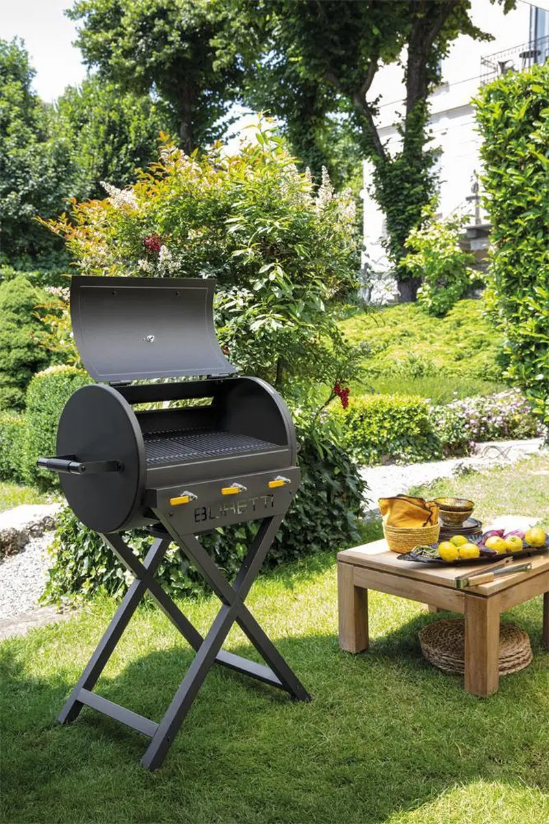 Boretti Addizio Gasbarbecue 3 Branders - 41x59cm Antraciet
