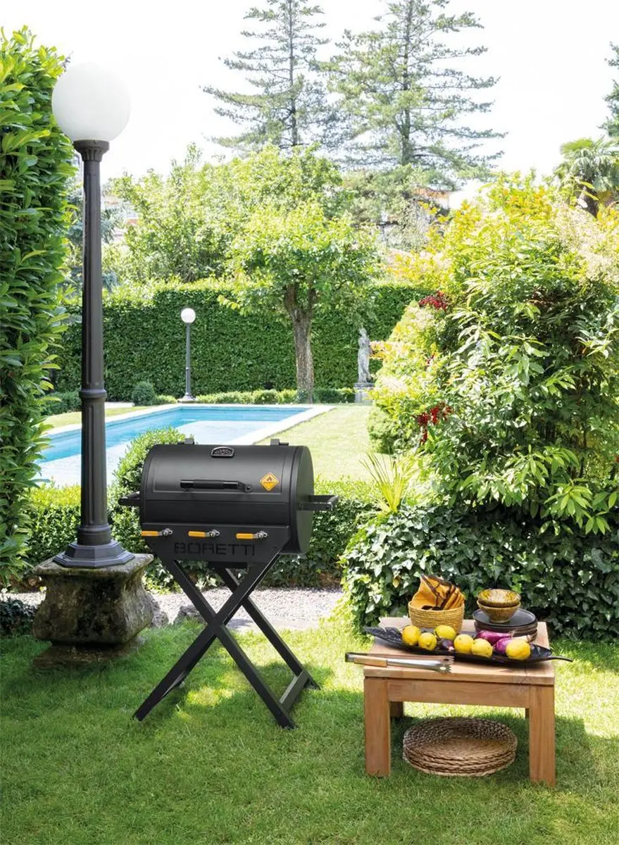 Boretti Addizio Gasbarbecue 3 Branders - 41x59cm Antraciet