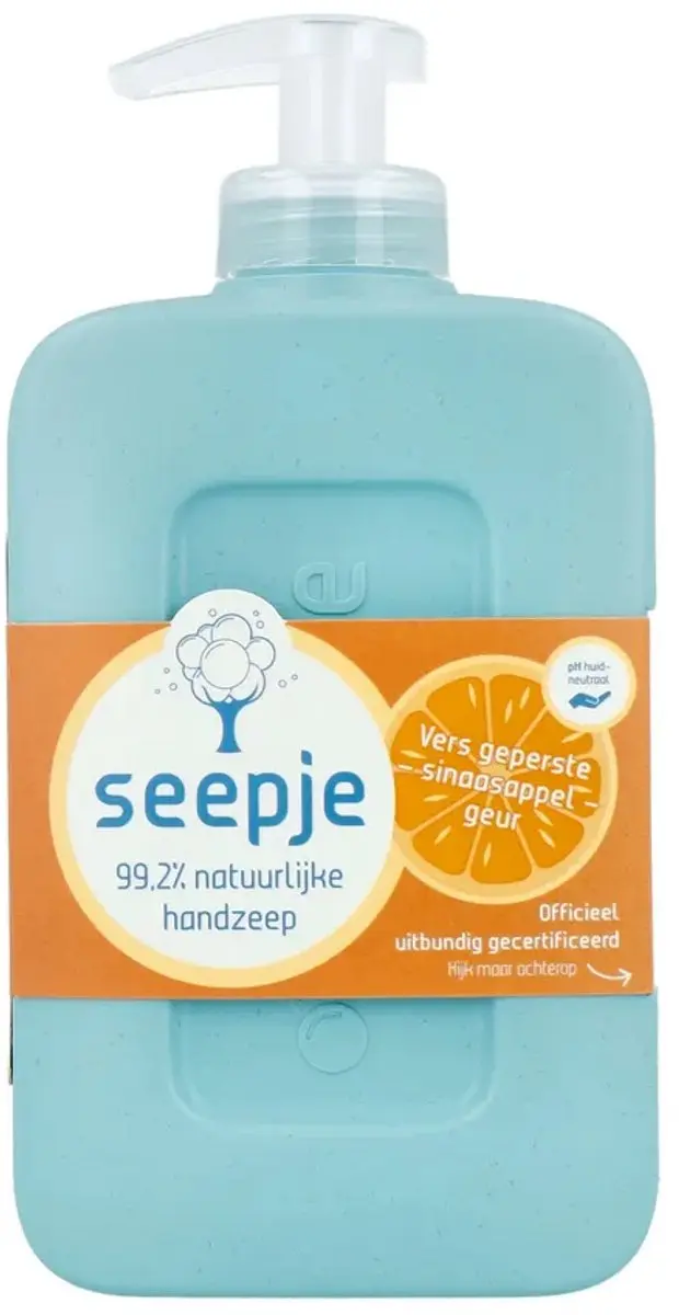 Seepje Handzeep Versgeperste Sinaasappel 300ml - afbeelding 6 van 6