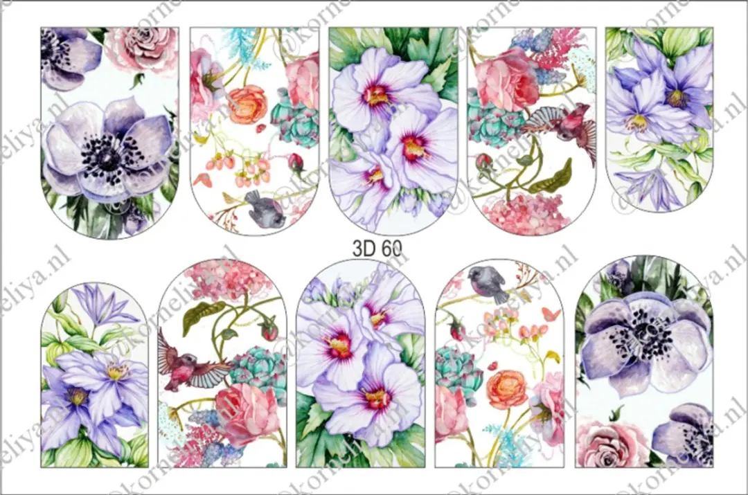 Korneliya 3D Waterdecal 060