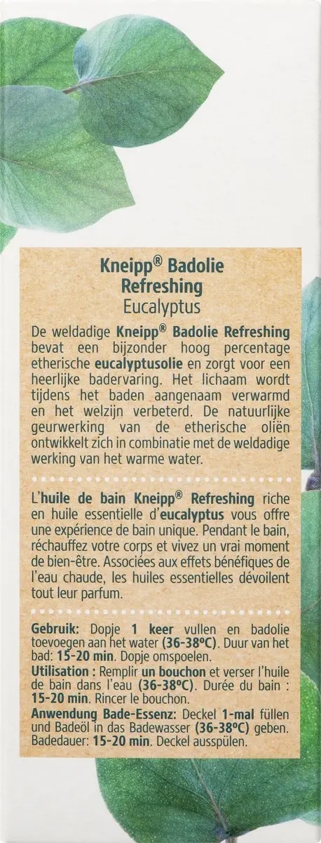 Kneipp Badolie Mint Eucalyptus 100ml