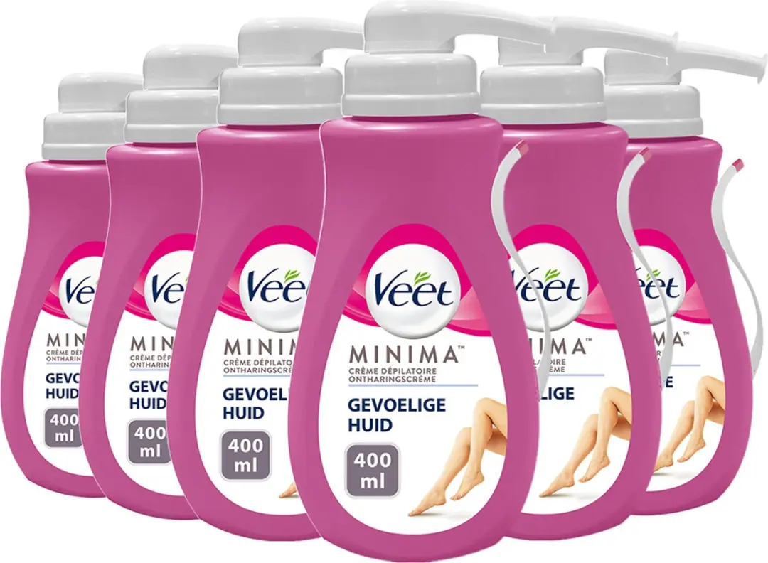 Veet Pure Ontharingscrème Gevoelige Huid 2400ml - 6 Stuks