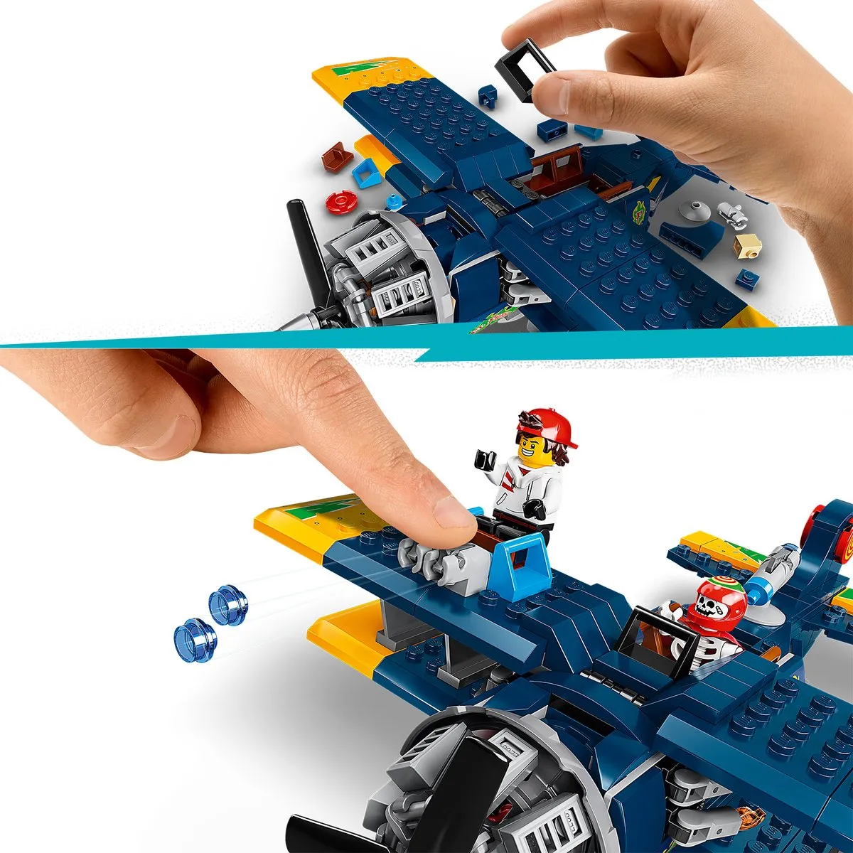 LEGO Hidden Side El Fuego's Stuntvliegtuig 70429 - 295 Stukken - afbeelding 6 van 6