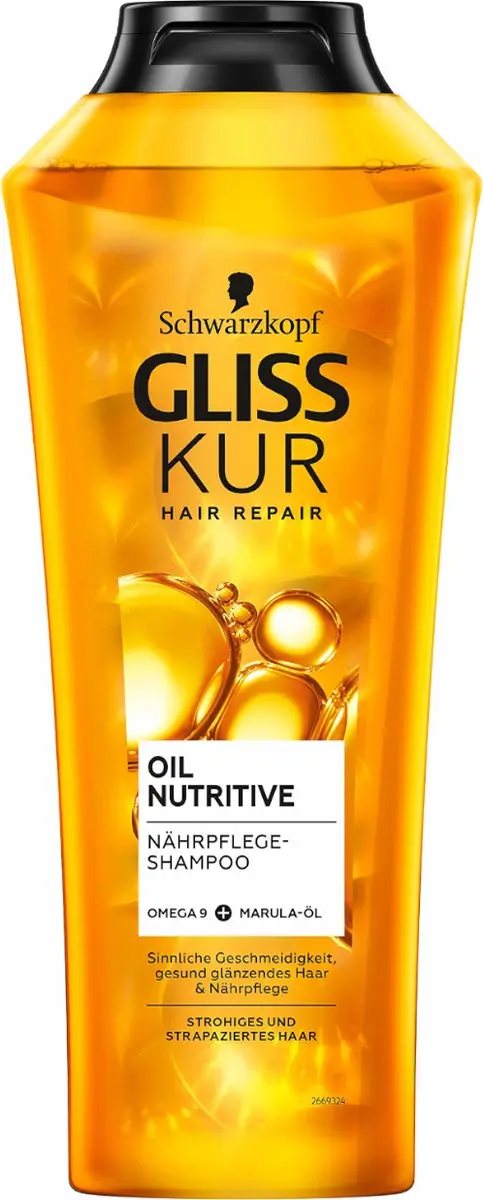 Gliss Kur Oil Nutritive Shampoo 400ml