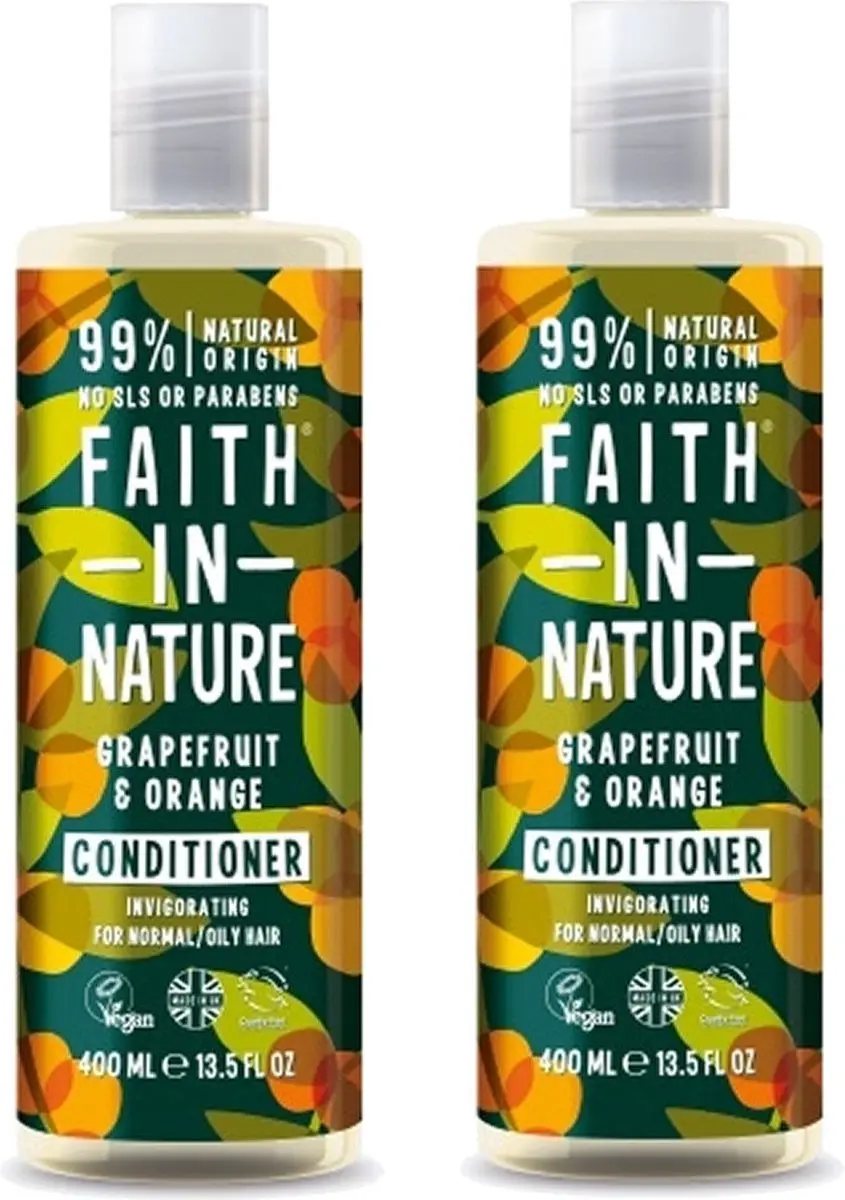 Faith In Nature Conditioner Grapefruit & Orange 2x400ml