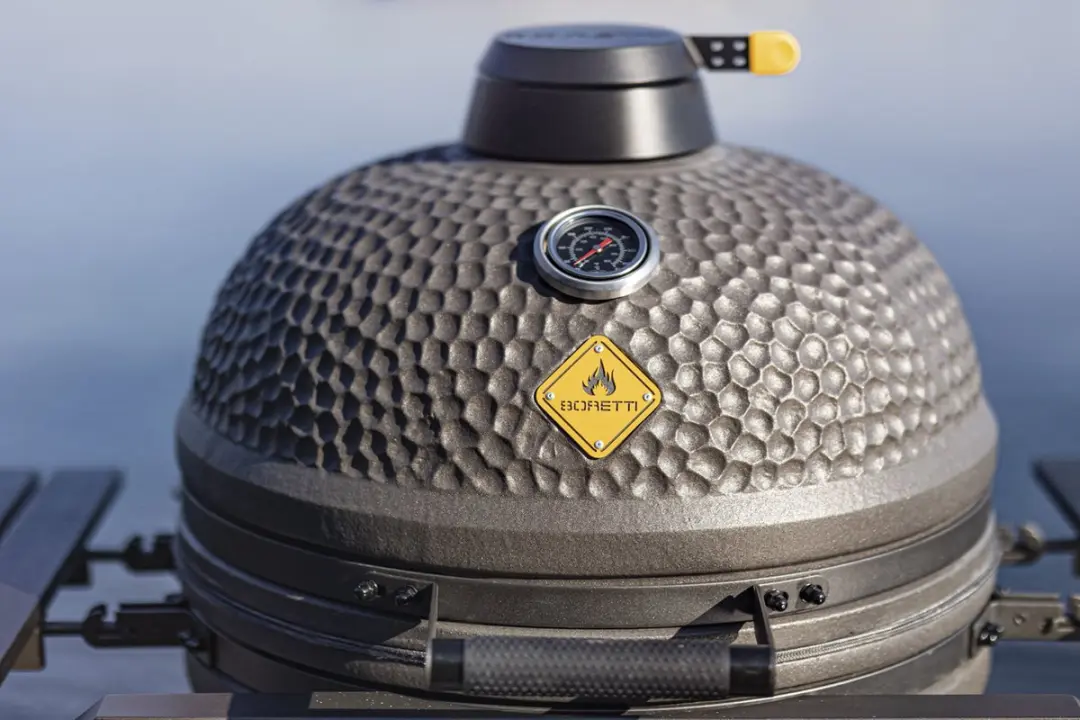 Boretti Ceramica Kamado Barbecuehoes - Medium - Zwart