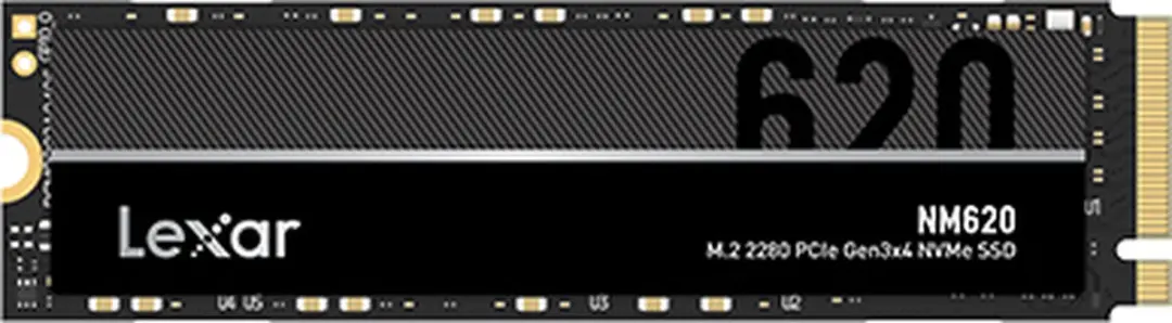 Lexar NM620 M.2 NVMe SSD 2TB - Zwart