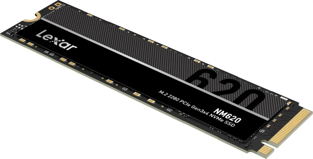Lexar NM620 M.2 NVMe SSD 2TB - Zwart